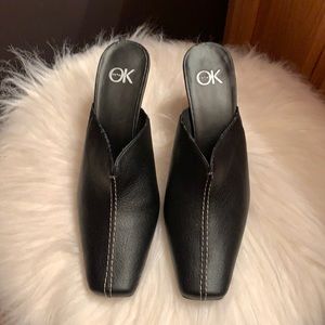 7.5 Strapless Black Heals